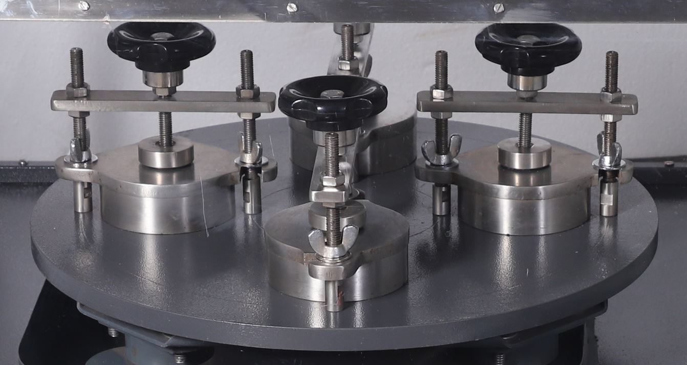 TEST SPECIMEN HOLDER - FOR SURFACE ABRASION MACHINE - FOR GLAZED TILES - BIS 13630-11, EN ISO 10545-7